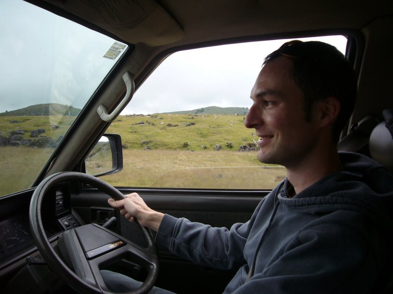 Happy to be driving to a festival :)